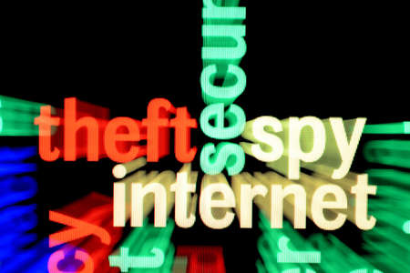 Theft spy internetの写真素材