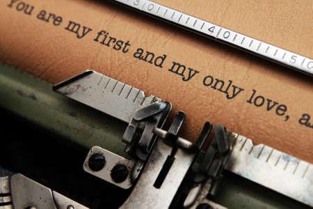 Love letterの写真素材