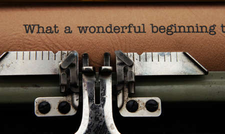 What a wonderful  beginningの写真素材