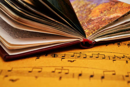 Music sheet and book