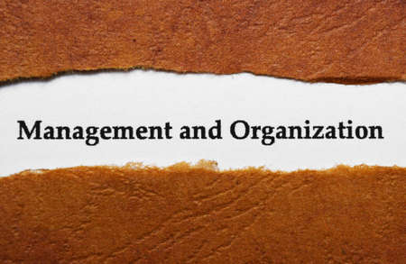 Management and organizationの写真素材