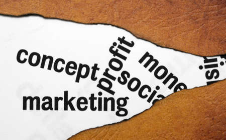 Concept marketing profitの写真素材