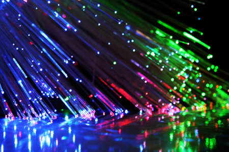 Fiber opticsの写真素材