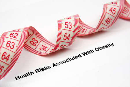 Health risk factors  - overweight and obesityの写真素材