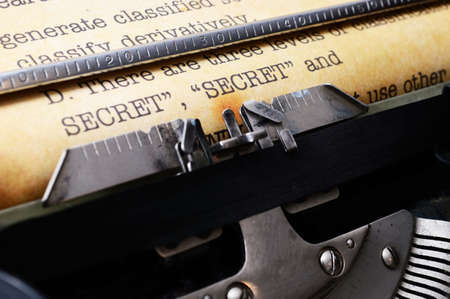 Secret documentの写真素材