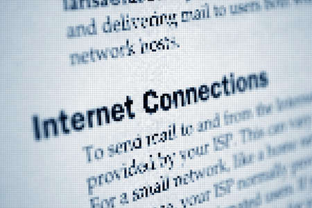 Internet connectionの写真素材