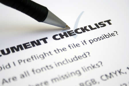 Checklistの写真素材