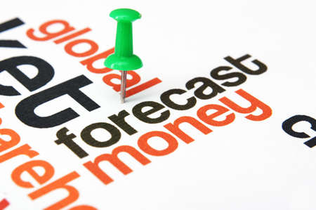 Forecast money conceptの写真素材