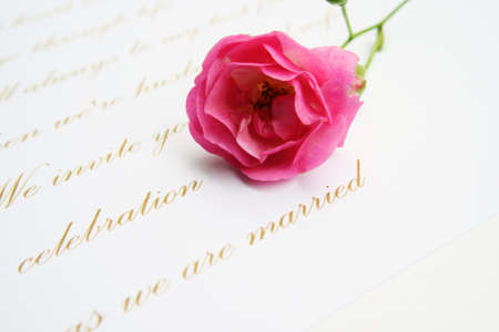 Love letterの写真素材