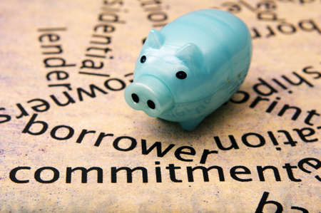 Borrower commitment conceptの写真素材