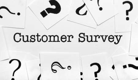 Customer surveyの写真素材