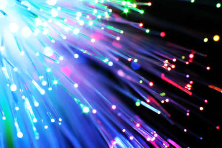 Fiber opticsの写真素材