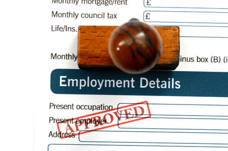 Employment form - approved