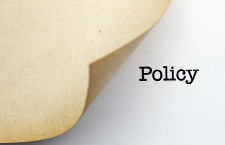 Policyの写真素材