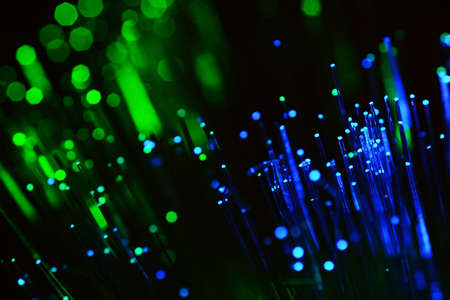 Fiber opticsの写真素材