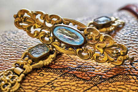 Golden bracletの写真素材