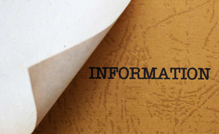 Informationの写真素材
