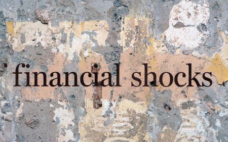 Financial shockの写真素材