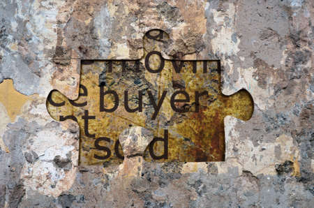 Buyer puzzle conceptの写真素材