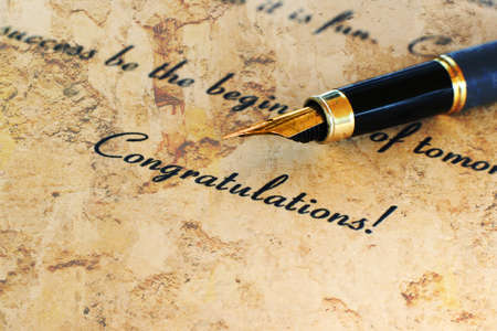 Congratulation の写真素材