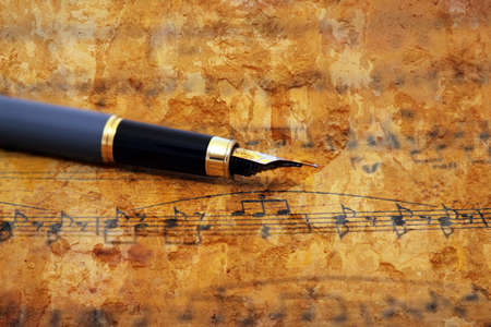 Music sheetの写真素材