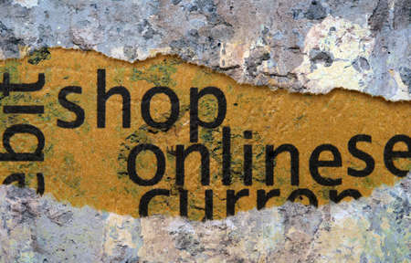 Shop onlineの写真素材