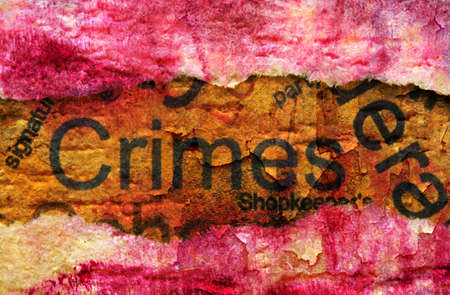 Crime concept