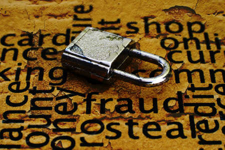 Fraud grunge conceptの写真素材