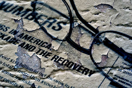 Global crisis grunge conceptの写真素材
