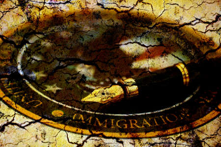 Immigrationの写真素材