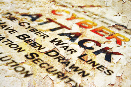 Syber attackの写真素材