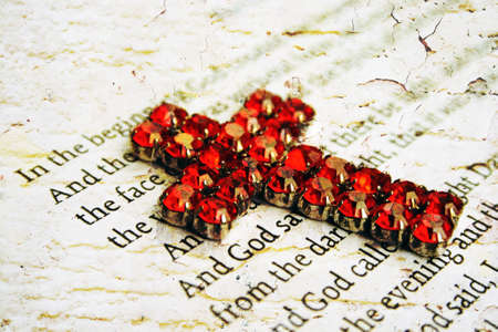 Cross and bibleの写真素材