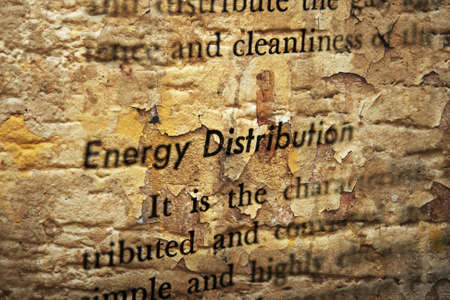 Energy distributionの写真素材