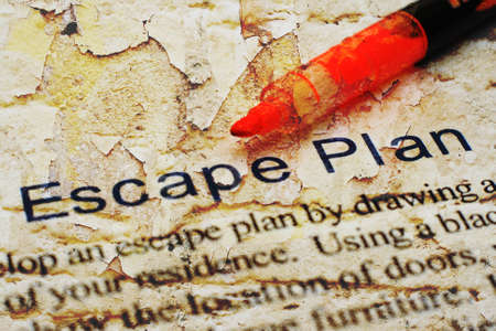 Escape planの写真素材