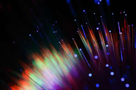 Fiber opticsの写真素材