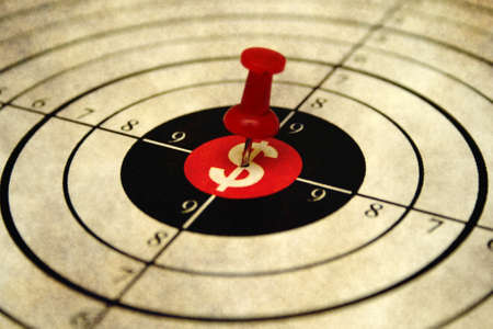 Dollar targetの写真素材