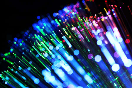 Fiber opticsの写真素材