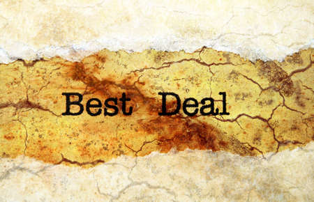 Best deal grunge conceptの写真素材