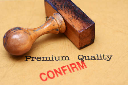 Premium quality - confirmの写真素材