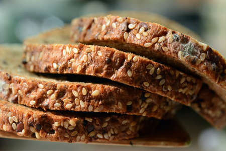 Organic breadの写真素材