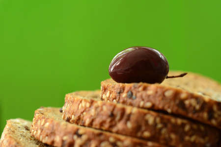 Organic breadの写真素材