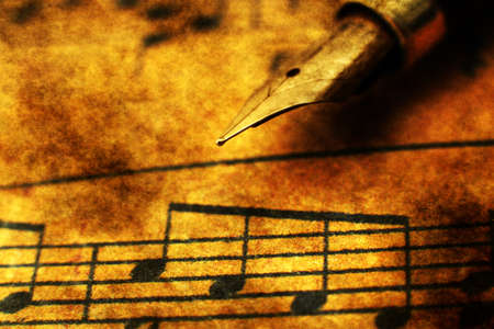 Music sheetの写真素材