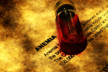 Anemia grunge conceptの写真素材