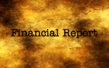Financial report grunge conceptの写真素材