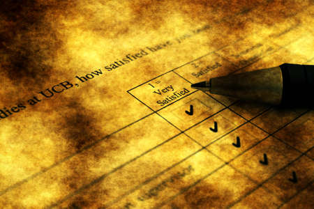 Grunge survey formの写真素材