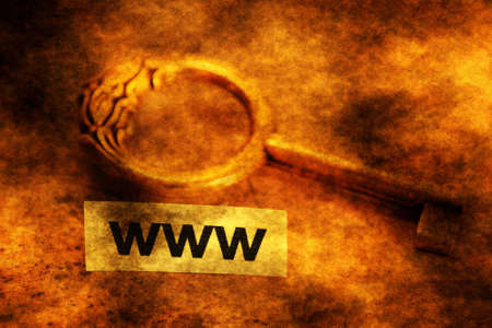 Wourld wide web is the keyの写真素材