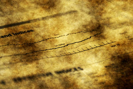 Bond indices grunge conceptの写真素材