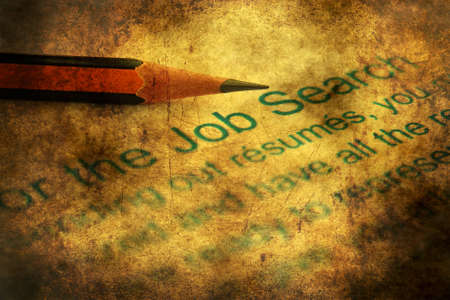 Job search grunge conceptの写真素材