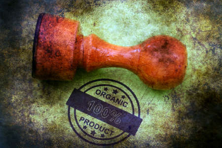 Stamp organic grunge conceptの写真素材