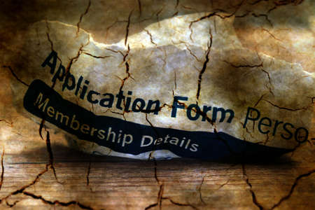 Application form grunge conceptの写真素材